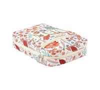Funda De Cubierta De La Biblia - Bolsa De Almacenamiento Floral Para PortaBiblia, Bolsa De Estudio Estético, Bolsa De Transporte De Protección Portátil | Organizador De Libros Religiosos Poli