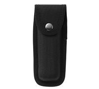 Funda De Cuchillo De Bolsillo, Cubierta De Nailon, Funda De Nylon con Anillo De Cinturón, para Cuchillos Plegados De Bolsillo De Longitud Inferior a 14 Cm (Negro)