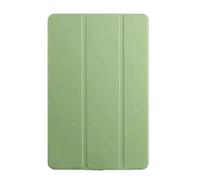 Funda de Cuero con Tres Pliegues y Soporte for Lenovo Xiaoxin Pad Pro GT de 11,1 Pulgadas TB-710FU 2025, Funda de Silicona Suave.(Green)