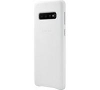 Funda de cuero dura EF-VG973LW para Galaxy S10 G973, Blanco