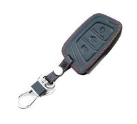 Funda de Cuero Estilo clásico para Llave de Coche JAC T50, S2, S3, S4, S5 y S7, con 3 Botones y Control Remoto Inteligente. Accesorio para Llavero.
