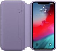 Funda De Cuero Folio Original De Apple iPhone XS - Púrpura Lila - Nueva