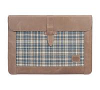 Funda de Cuero LONDO Compatible con MacBook Pro 16 & MacBook Pro 15 Pulgadas (M5, M4, M3, M2, M1, Pro, Max), Maletín para Portátil en Cuero Grano Superior Premium, Mink, Modelos 2020 a 2026