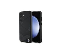 Funda de cuero negro BMW para Samsung Galaxy S24 Plus