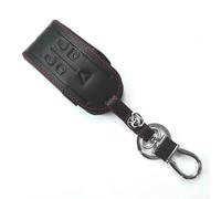 Funda de cuero negro para llave inteligente para JAGUAR XF XK XKR XJ XFR XJR S Type XJ8 Super V8 Vanden Plas X Type y XK8 Key Fobs