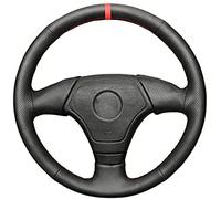 Funda de Cuero Negro para Volante de Coche, para BMW E36 1995-2000 E46 1998-2000 E39 1995-1999 E31 1995 1996-1997, línea Azul