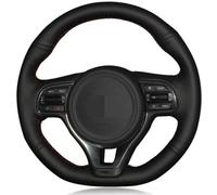 Funda de Cuero Negro para Volante de Coche,para Kia Sportage KX5 2016-2019, Funda para Volante de Coche Cosida a Mano