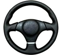 Funda de Cuero Negro para Volante de Coche,para Toyota RAV4 1998-2003 para Celica 1998-2005 para Corolla (US) 2003, Funda para Volante de Coche Cosida a Mano