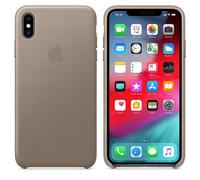 Funda De Cuero Oficial De Apple Para IPhone XS Max - Gris Taupe - Nueva
