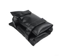 Funda de cuero para grifo de exterior, 26 x 18 cm, color negro y verde