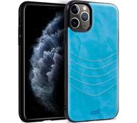 Carcasa IPhone 11 Pro Leather Bordado Celeste