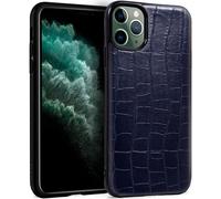 Funda de cuero para iPhone 11 Pro Max (azul) - COOL