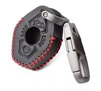Funda de Cuero para Llave de Coche, Carcasa con Mando a Distancia para Coche, Llavero con 2 Botones para BMW X3 X5 Z3 Z4 3 5 7 Series E38 E39 E46 E83 1998-2005