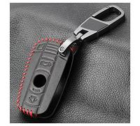 Funda de Cuero para Llave de Coche, Carcasa de Control Remoto automático, Llavero Fob, 3 Botones Aptos para BMW E61 E90 E82 E70 E71 E87 E88 E89 X5 X6 para 1 3 5 6 Series