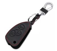Funda de Cuero para Llave de Coche, Funda de protección remota, Accesorios de Llavero de Carcasa para Alfa Romeo 147 166 156 JTD TS GT