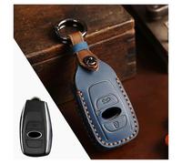 Funda De Cuero para Llave De Coche para Subaru para Legacy para Impreza para Forester XV para Trezia BRZ WRX para Levorg para Outback 3 Y 4 Botones(3 Buttons Blue)