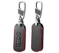 Funda de cuero para llave de motocicleta, llavero con 3 botones para Honda Forza 750 250 300 125 PCX 150 x-adv Hybrid SH125 Scoopy SH300