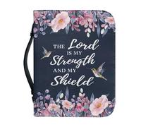 Funda de cuero para llevar libros para mujeres y hombres, bolsa protectora de la Biblia con asa, 9.2 X 6.3 in, Mochilas Tote