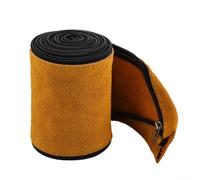 Funda de cuero para manguera de antorcha de soldadura de 11 pies de largo para protección TIG y plasma