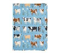 Funda de cuero para pasaporte, ligera, organizador de documentos, accesorios para mujeres y niñas, viajes, multicolor13, talla de un talla