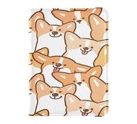 Funda de cuero para pasaporte, ligera, para mujeres, hombres, organizador de documentos familiares, accesorios, artículos esenciales de viaje, linda ilustración de perro, Multi, 1 size, Casual
