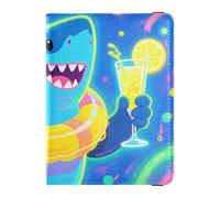 Funda de cuero para pasaporte y tarjeta de vacunación, funda para pasaporte, documentos de viaje, funda para pasaporte con bloqueo RFID para viajes, esencial e impermeable, Drink Art, 1 size, Moderno