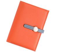Funda de cuero para pasaportes, cartera de viaje, soporte para pasaportes con ranura para tarjetas, libro de puerto para mujeres y hombres, A, Belleza masiva
