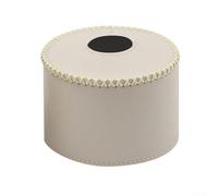 Funda de cuero para tanque de gas de camping para botes de 230 g y 450 g, funda de protección para aventuras al aire libre (S blanco)