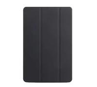 Funda de Cuero Plegable Triple Adecuada for Samsung Galaxy Tab S11 11 Pulgadas SM-X730/X736B 2025 Funda Trasera Suave de Silicona(Black)