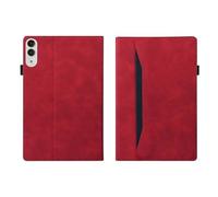 Funda de Cuero PU de Lujo for Tableta, Billetera Adecuada for Lenovo Xiaoxin Pad Pro GT, Carcasa de TB-710FU de 11,1 Pulgadas(Red)