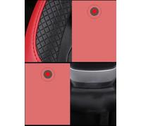 Funda De Cuero PU para Volante, Accesorios para E46 E90 E39 F20 E60 E87 E83 E91 Serie 1 2 3 4 5 6 7 X1 X2 X3 X4 X5 X6(Orange)