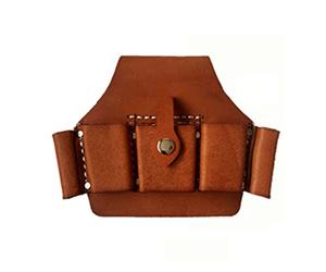 Funda de cuero puro para herramientas de jardinería, cinturón para podar jardín, alicates, tijeras, herramientas, regalos, bolsa de herramientas, organizador para hombres, bolsas de herramientas y