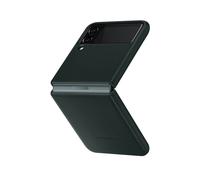 Funda de cuero - SAMSUNG - Z Flip3 - Suave - Verde - Granulada