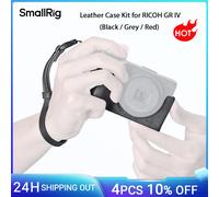 Estuche de cuero SmallRig 5677 para RICOH GR IV / GR III / GR IIIx / GR III HDF / GR IIIx HDF, gris