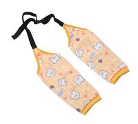 Funda de Descanso para Perros, Transpirable, Patrón de Oso Amarillo, Rodillera para Pata Delantera de Perro, Cojín Grueso de Poliéster y Algodón, Lavable Suave para Interior y