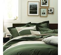 Funda de edredón de percal de algodón, 140 x 220 cm, TOI et Moi Essentiel