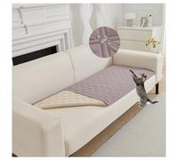 Funda de edredón impermeable resistente al pelo de mascotas para perros y gatos, protector de muebles lavable y reversible, a prueba de arañazos, color rojo, 75 x 180 cm, ideal para decoración del