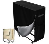 Funda de edredón plegable para cama de invitados, funda protectora impermeable a prueba de polvo, bolsa de almacenamiento multifuncional