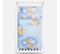 Funda de Edredón y Funda de Almohada 100% Algodón 135 x 100 cm Para Cuna - Modelo 4