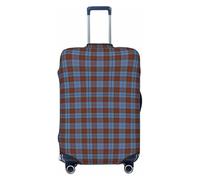 Funda de Equipaje a Cuadros del Clan Anderson, Lavable, elástica y de Moda para Viajes, tamaño pequeño.