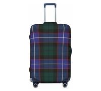 Funda de Equipaje a Cuadros del Clan Guthrie, Lavable, elástica y de Moda para Viajes, tamaño pequeño.