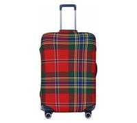 Funda de Equipaje a Cuadros del Clan Maclean, Lavable, elástica y de Moda para Viajes, tamaño pequeño.