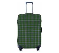 Funda de Equipaje a Cuadros del Clan Pringle, Lavable - Protector de Maleta elástico de Moda para Viajes, Extragrande