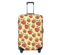 Funda de equipaje con diseño de hojas de otoño, fundas lavables para maletas, fundas protectoras antiarañazos, astronauta en misión en el espacio exterior, tamaño mediano, 1 unidad, manzana, X-Large
