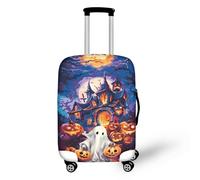 Funda de Equipaje de Halloween para Maletas de 22 a 24 Pulgadas, elástica, Lavable, para el Día de Todos los Santos, antiarañazos, para Viajes.