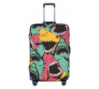 Funda de equipaje de hoja de otoño, fundas lavables para maletas, fundas de equipaje de moda, funda protectora de maleta antiarañazos, astronauta en misión en el espacio exterior, mediano, 1, Patrón