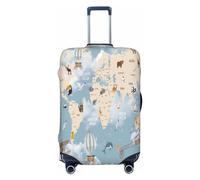 Funda de equipaje de hoja de otoño, fundas lavables para maletas, fundas de equipaje de moda, funda protectora de maleta antiarañazos, astronauta en misión en el espacio exterior, mediano, 1, Animales