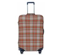 Funda de Equipaje de tartán Desgastado Clan Anderson, Lavable - Protector de Maleta elástico de Moda para Viajes, tamaño Mediano