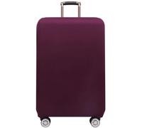 Funda de Equipaje de Tela elástica, Protector de Maleta, Estuche Antipolvo for Equipaje, Adecuado for Maleta, Organizador de Viaje(Purple Red,M)