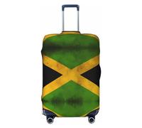 Funda de equipaje de viaje con bandera del Reino Unido para equipaje de 18 a 32 pulgadas, lavable, resistente a los arañazos, Bandera antigua de Jamaica, L